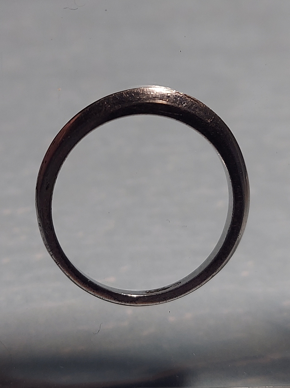 Classic Men's Silver Band Ring - Minimalist Design